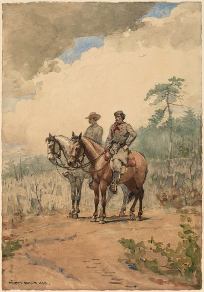 Zwei Pfadfinder von Winslow Homer